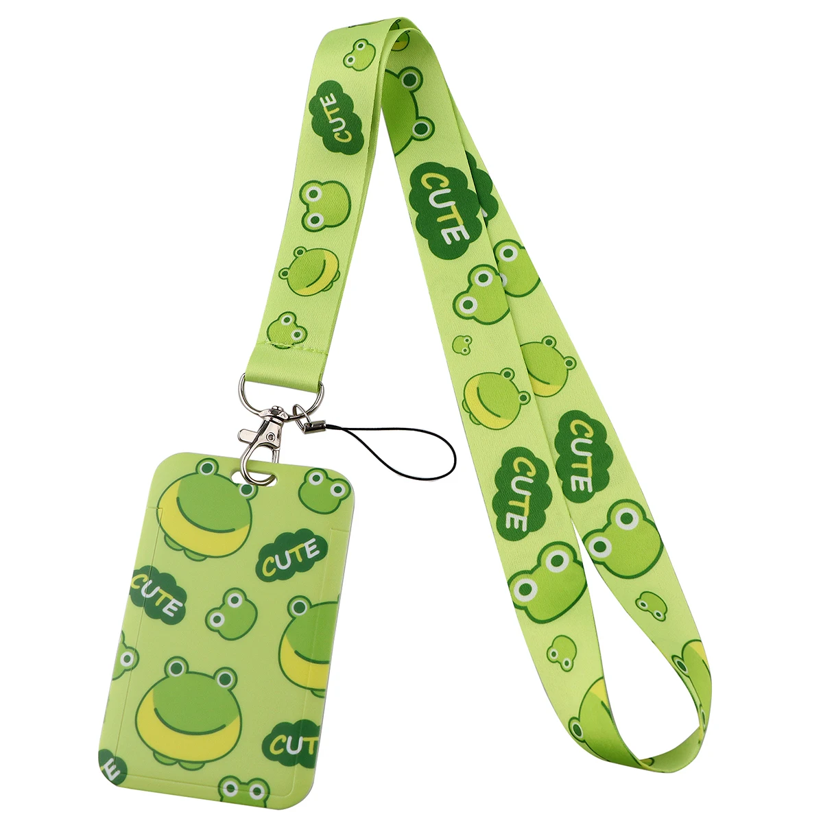 FunnyFrogNeckStrapCoolAnimalLanyardforKeyIDCardGymCell