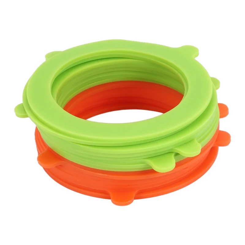 Rubber Seals For Glass Jars,Silicone Gaskets Canning Seals Replace Airtight Sealing Lids Rings For Canning Jar
