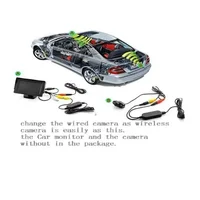 2.4GHZ Wireless Video Transmitter Receiver for Car DVD Monitor WIFI Reverse Rear Backup View Camera - Image 3
