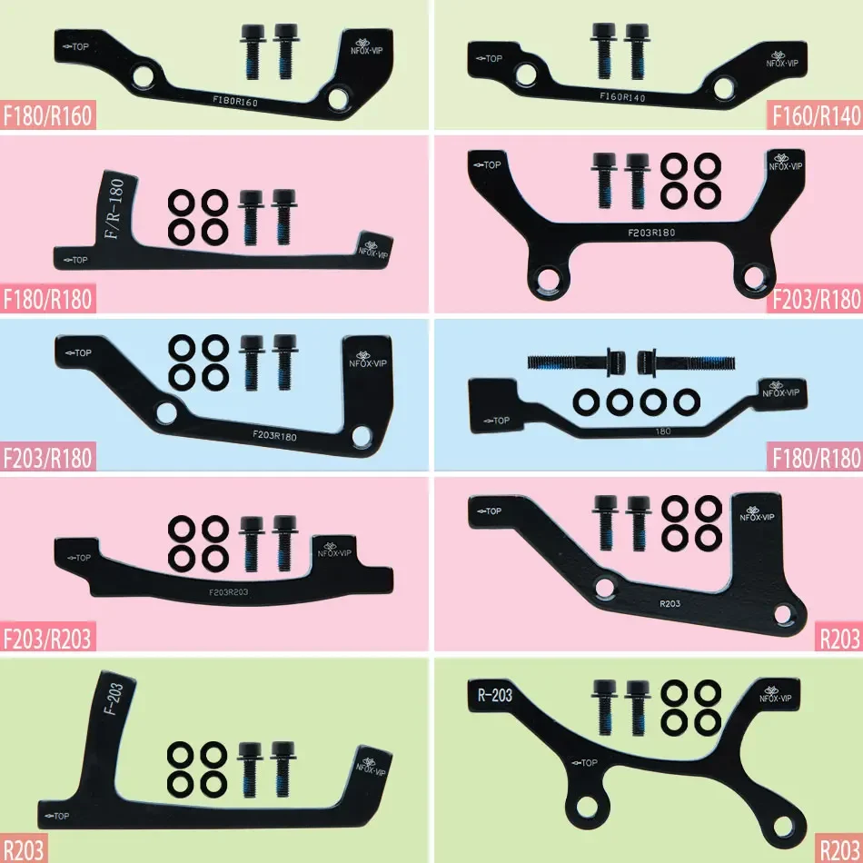 Scheibenbremsbasis-Pads-Set, elektrisches Mountainbike, PM/IS mm, Aluminiumlegierung, Bremssattel-Adapter, Fahrradzubehör, hydraulisch