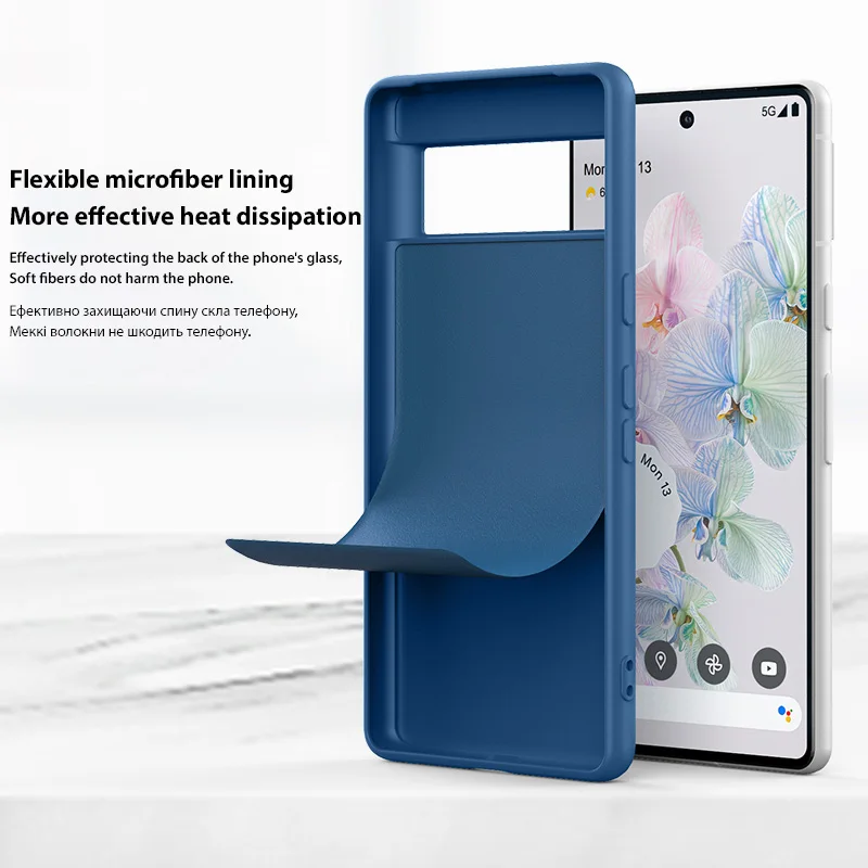 MagSafe Liquid Silicone Shockproof Phone Case with Magnetic Charging Capability