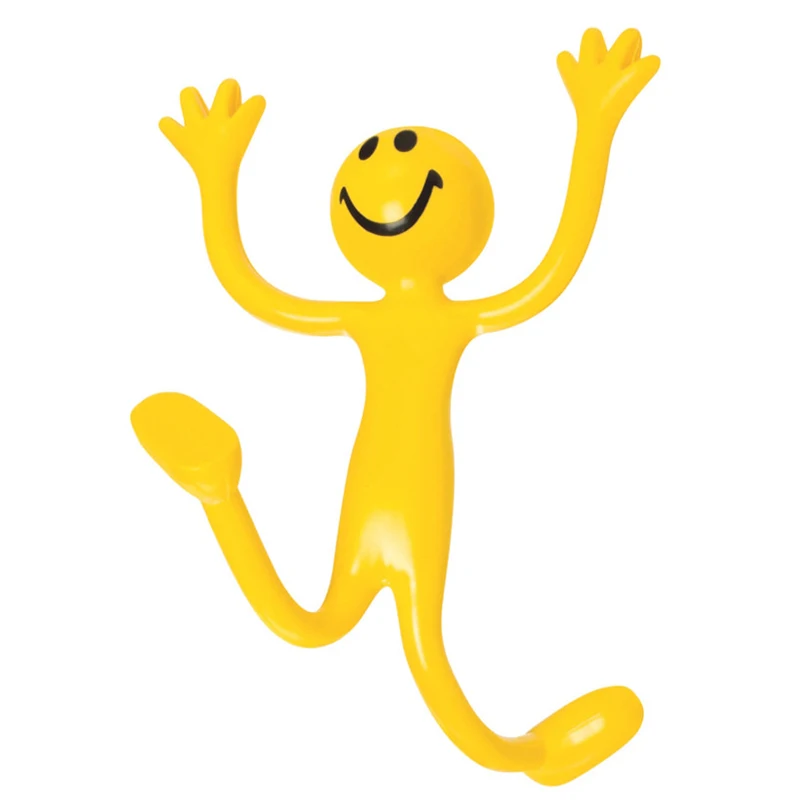 5PCS Funny Expression Bendy Men Toy Novelty Cool Gadgets For Kids Party Favours Birthday Gift Juegos De Fiesta Kinder Spielzeuge