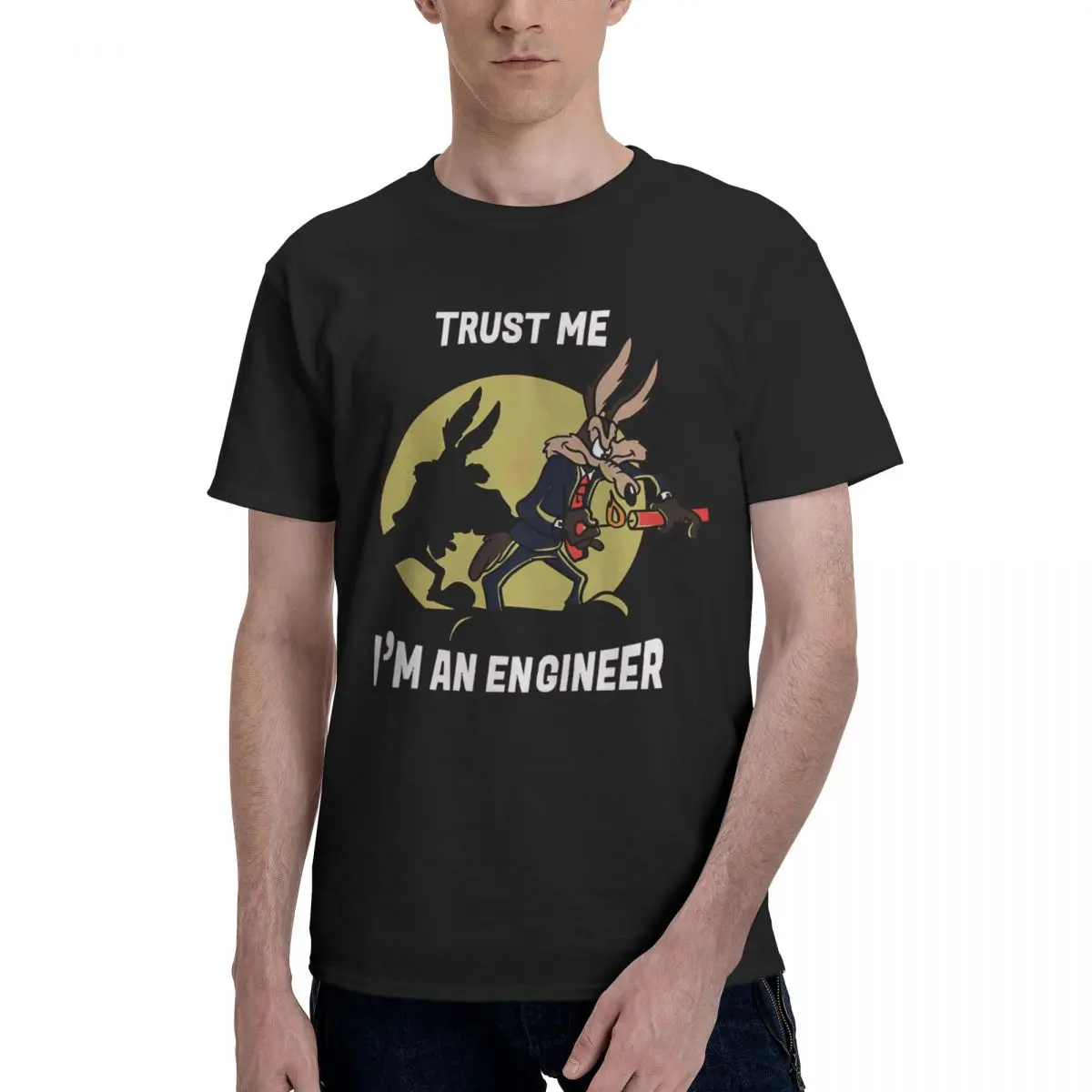 

Adult T-shirt Trust Me Im An Engineer 15 Retro Vintage Home Tshirt Funny Funny Novelty USA Size