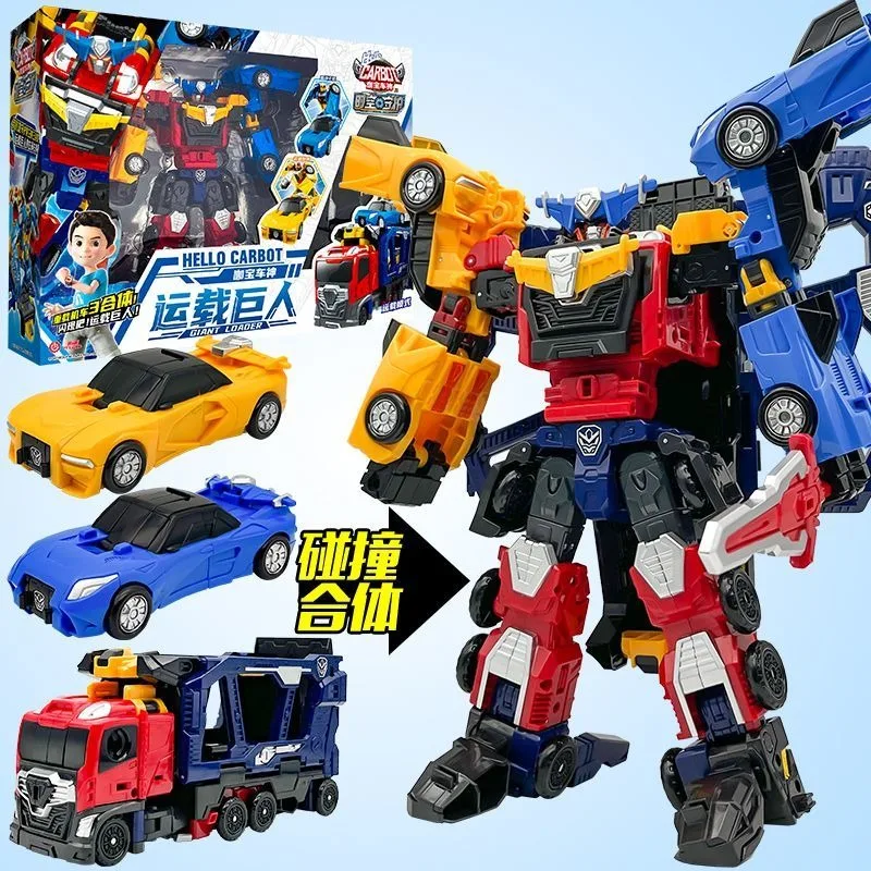 Ciao Carbot Giant Loaoer Transformation Robot Anime Action Figures 3 In 1 Cars Combination Model Sets Boy Kids Toys Gift Singlesc