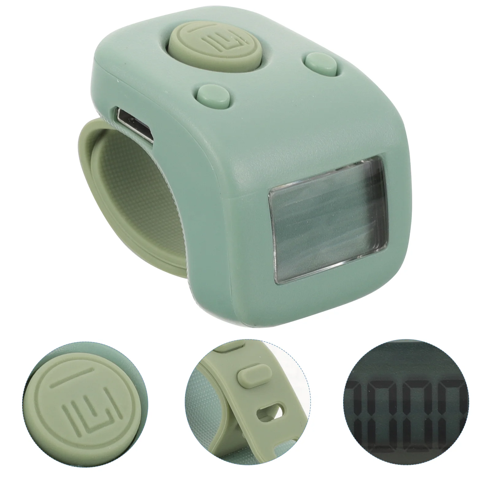 Mini Digital Finger Counter Electronic Finger Ring Counter Hand Counter Rechargeable Finger Counter