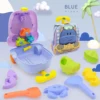 Toddler Beach Toys for Kids ,8 Piece Sand Toys Including , Watering Can, Rake, Shovel, 4 Sand Molds,Outdoor Indoor Play Gift 4