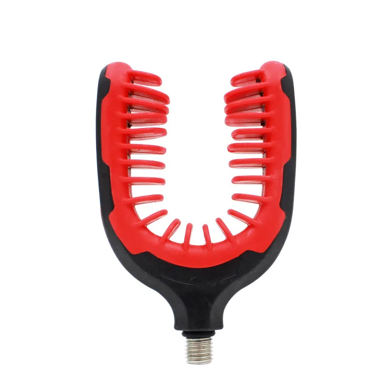 Rod Racks TPR Rubber-coated Large Bracket Head Warehouse Fishing Silicone Bracket Head Feeder Fishing Tools Gear Accessories 1PC