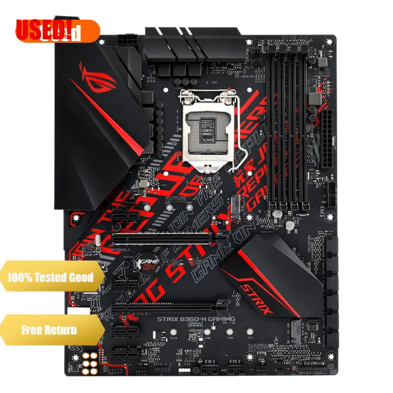 Asus-Aura sync,RGB,LED,ddr4,atx,b360hを備えたrogStrixゲーミング