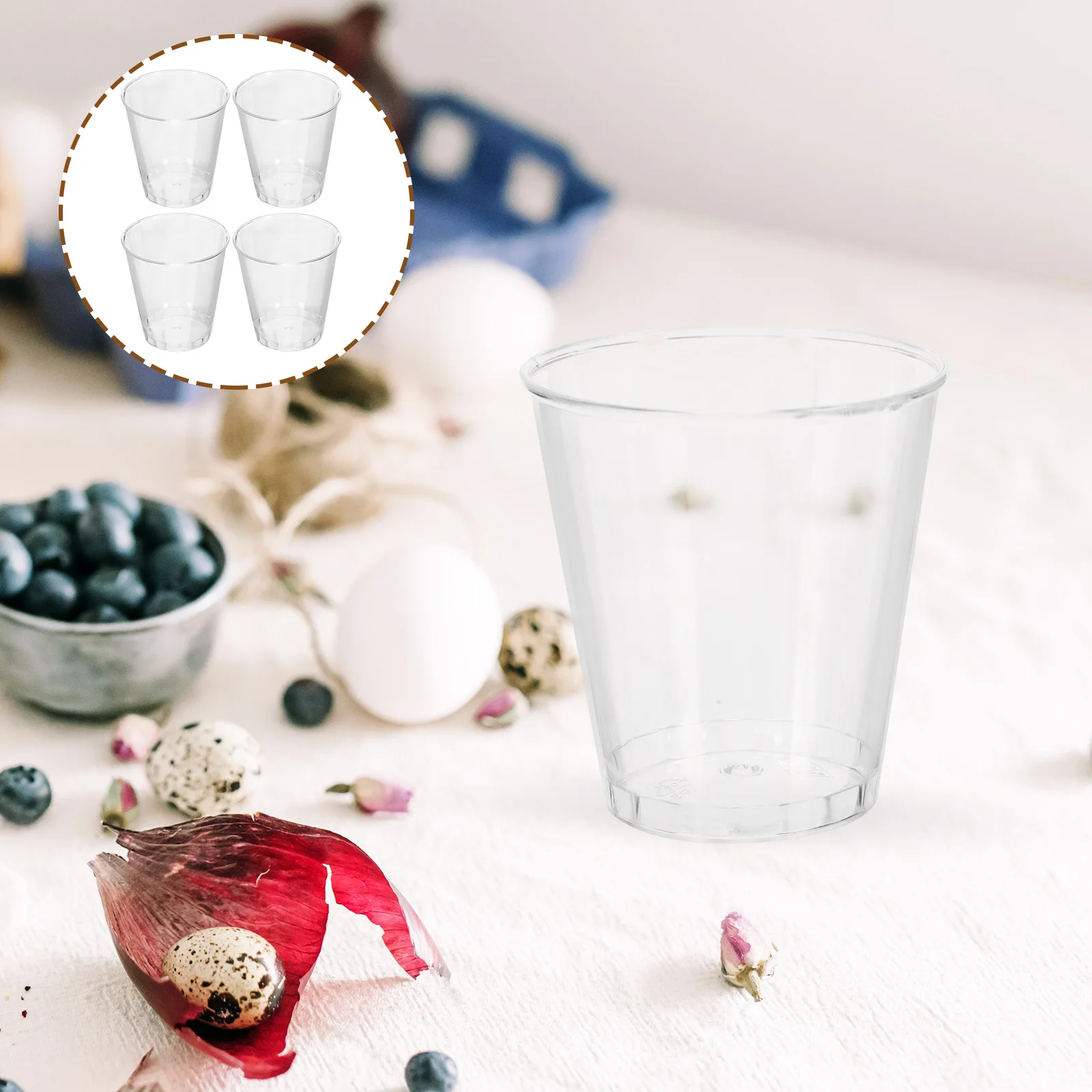 

100pcs Small Cups Home Cups Juice Cups Cocktail Cups Drinking Water Cups