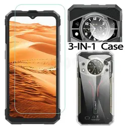 All - in - One Protective Case with Camera and Screen Tempered Glass for KINGKONG AX (Clear)