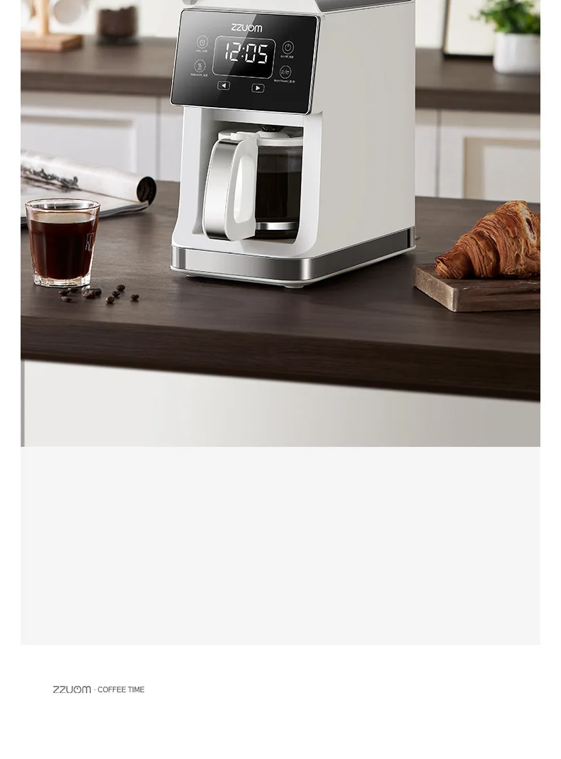 Description Picture 4 of itemHome American Coffee Machine Fully Automatic Grinding Drip Coffee Maker Small Self-service Freshly Ground Coffee