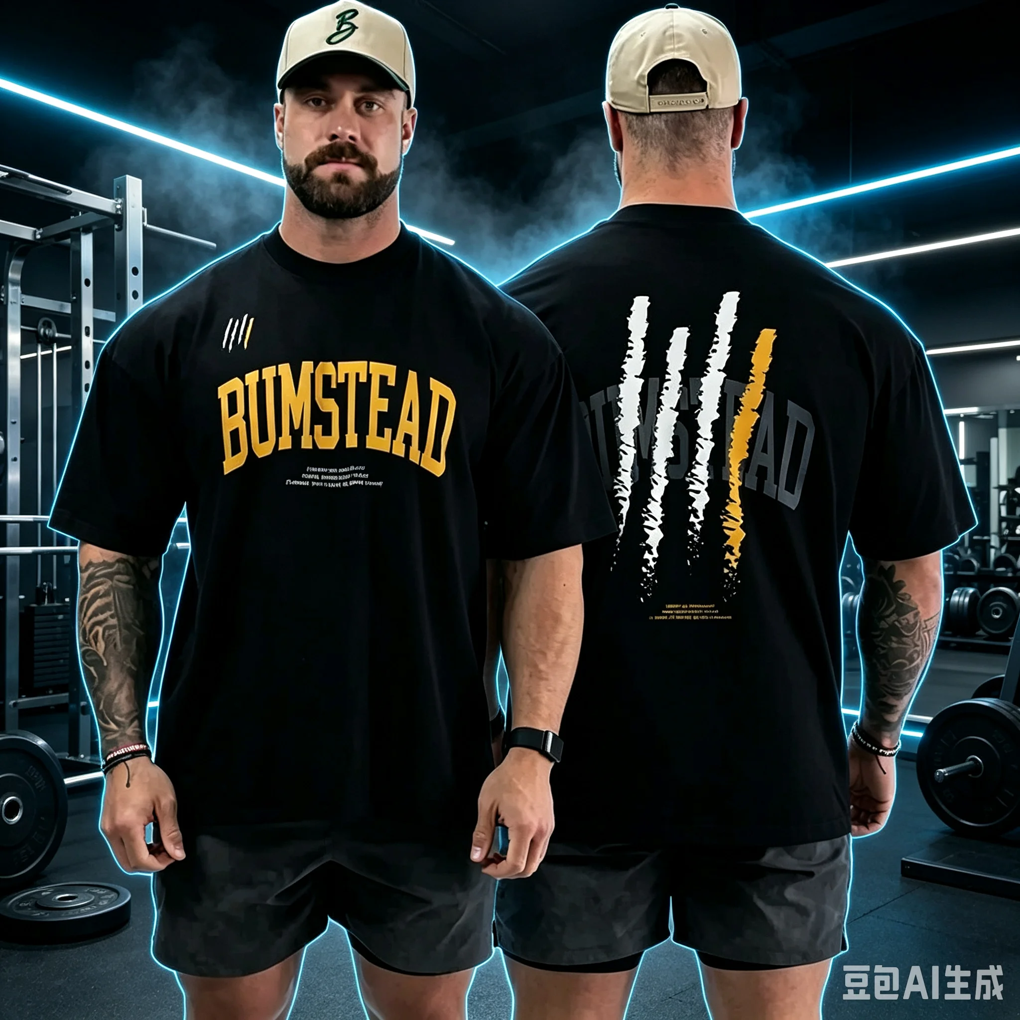 Jogger Gym Tee Herren Cbum T-Shirt Thavage Muscle Men Cbum Gym T-Shirt Cbum Fitness Schnelltrocknendes Shirt Cbum T-Shirt Familien-Set