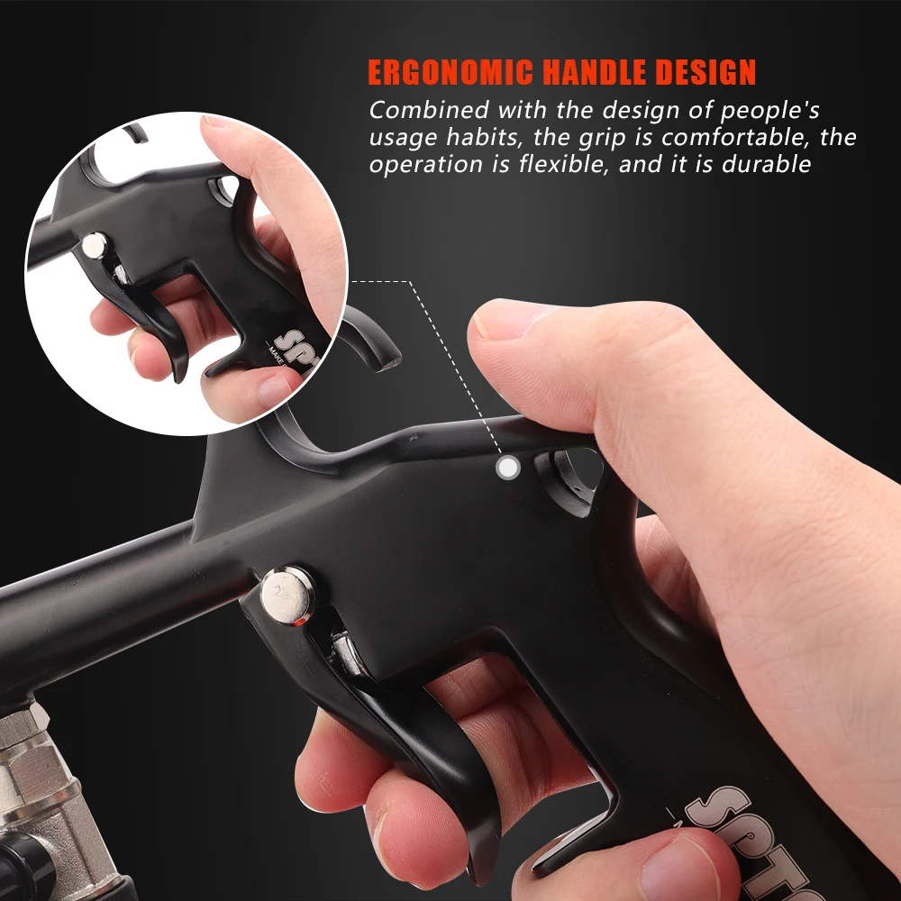 SPTA 공압 에어 스프레이 노즐 폼 물뿌리개 고압 세차용 내외부 청소 토네이도 도구