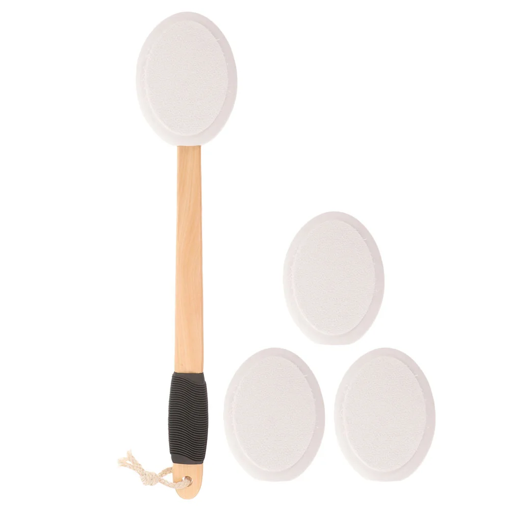 

Non-slip Bath Brush/Massage Anti-slip Sunscreen Lotion Back Applicator for Wand