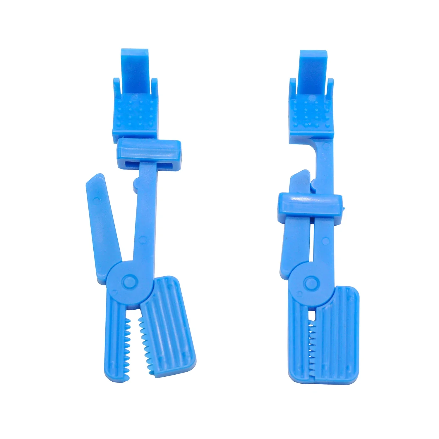 2pcs Universal Plastic Dental X-Ray Film Clamp Snap Radiograph Holder Xray Sensor Positioner Blue Clip dentist Lab Instruments