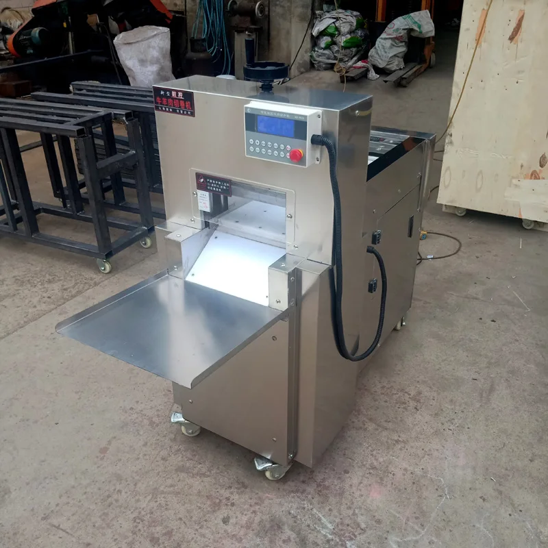 

Electric Meat Cutter Automatic Double Cut Mutton Roll Machine Cutting Beef Lamb Roll Machine Kitchen Tools