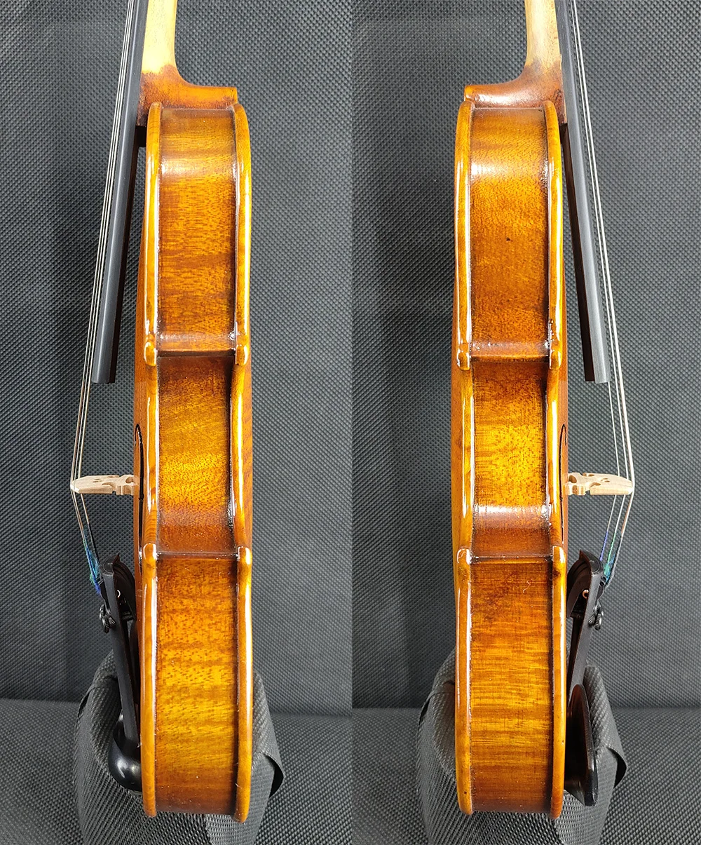 1/10 Size Violin Antonio Stradivarius 1714 Soil Professional Violin Size 1/10 Violine for Children European Wood Hand Made