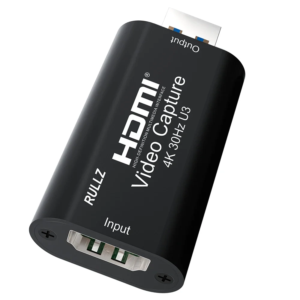 MS2130 4K 30HZ HDMI Video Capture Card USB 3.0 Game Recording Box 1080p 60fps Live Streaming for PS4 Ps5 Switch Camera Laptop PC Video Capture Card