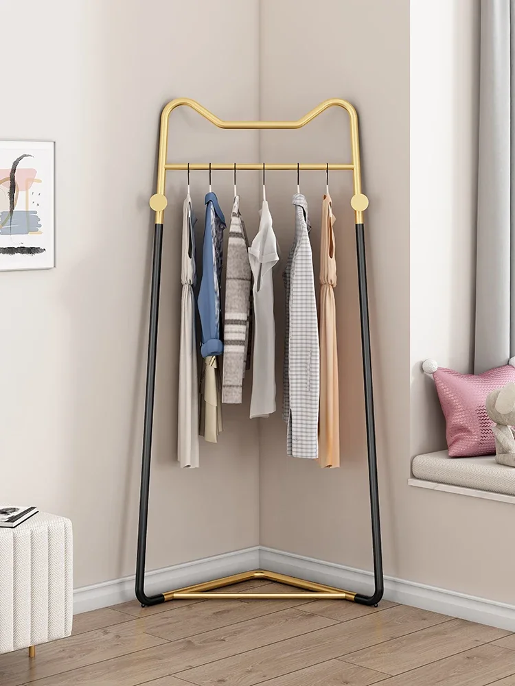 

Laundry Bedroom Corner Storage Rack Stand Hangers For Clothes Hanger Closet Organizer Przechowywanie