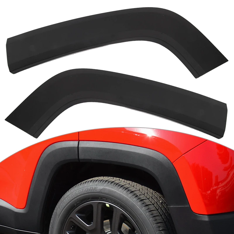

1 Pair Black Rear Wheel Housing Molding Fender Flare Fit for Jeep Renegade 2015-2022 5XB67LXHAA CH1790104 5XB66LXHAA CH1791104