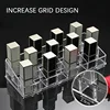 9/24/36/40 Grids Makeup Organizer Transparent Cosmetic Box Desk Make Up Brush Lipstick Holder Home Bathroom Storage Accessories 3