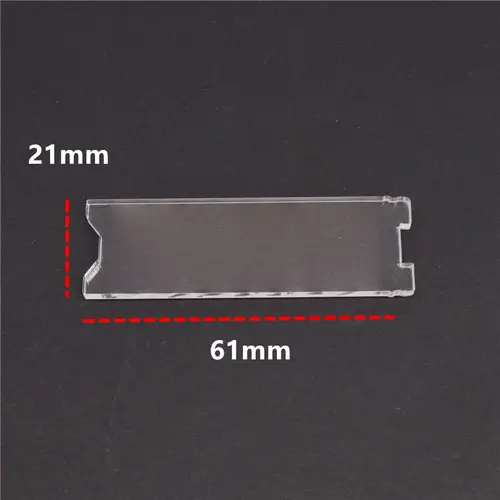 30Pcs Clear Small Acrylic Board DIY Led Keychain Pendant Round Square Transparent Panel 4mm Thickness Organic Glass Blank - Image 5