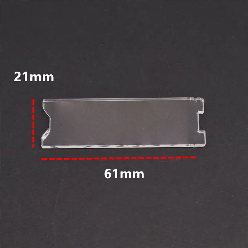 30Pcs Clear Small Acrylic Board DIY Led Keychain Pendant Round Square Transparent Panel 4mm Thickness Organic Glass Blank - Image 5