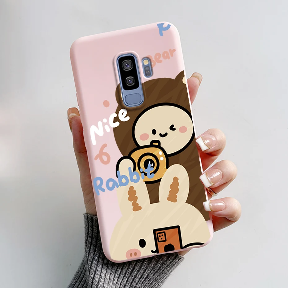 Astronaut Silicone Phone Case with Protective Bumper for Samsung Galaxy S9/S9+