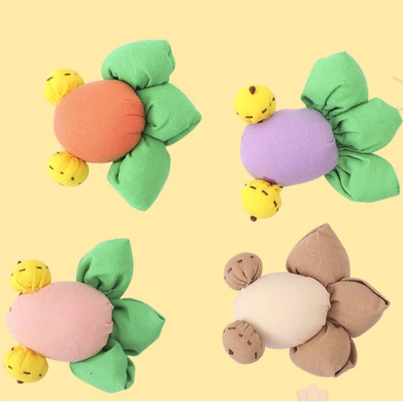 

4pcs/lot 6.5*6.5cm Colorful Cotton Fabric Fish Patch DIY Cotton-filled Accessories Headwear Clothing Bag Decorative Materials