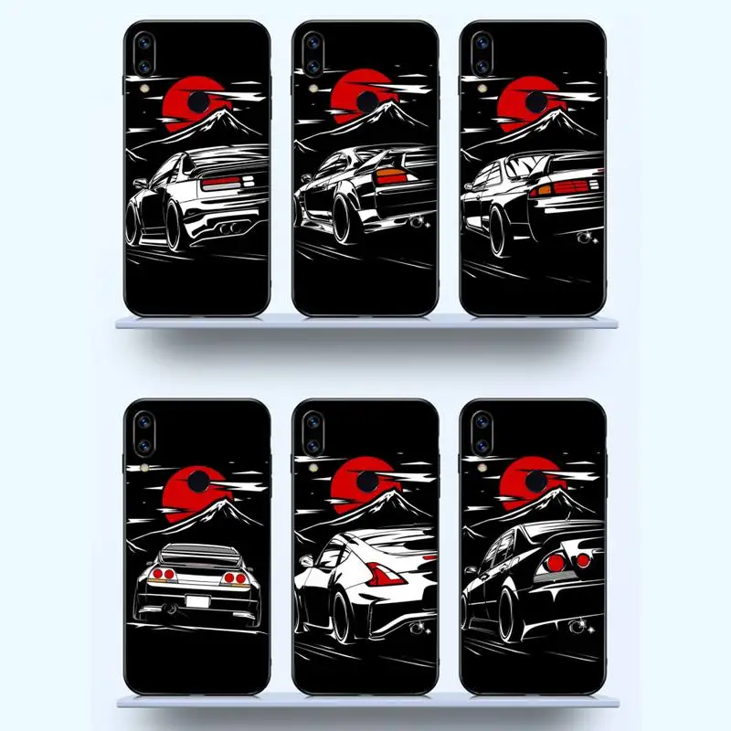 Japan Jdm Sports Cars Custodia Per Telefono Da Uomo Maschile Per Xiaomi Redmi Note 12 11 7 8 9 10 E S I T X Note Ultra X3 Pro 5G 4G