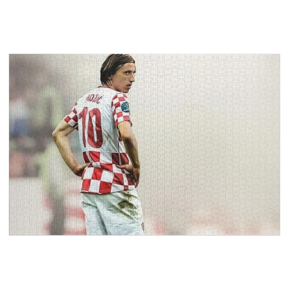 

Art Luka Modric Wallpaper Jigsaw Puzzle Custom Wood Jigsaw For Kids Wooden Adults Puzzle