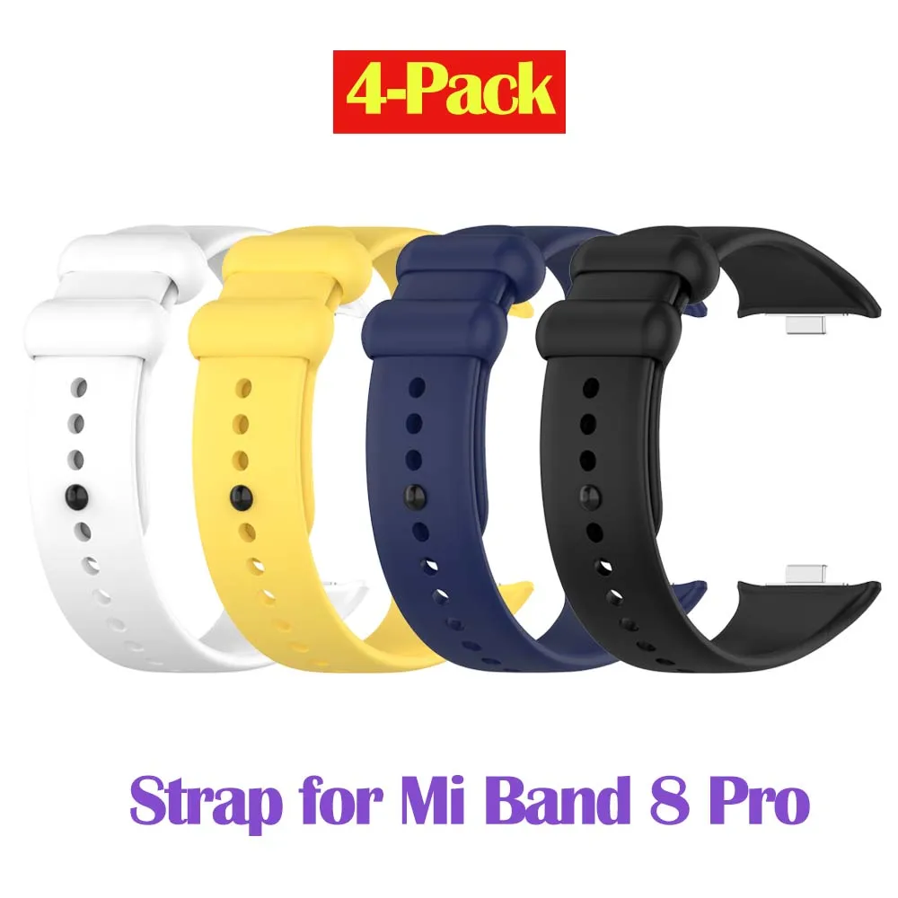 Mi Band 8 Pro를 위한 다양한 컬러, 편안함, 내구성을 갖춘 고품질 실리콘 교체 밴드