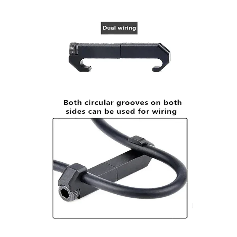 Wire guide picatinny rail accessories 3pcs/set CNC Picatinny WireGuide System cable management arson machine Tacatical Scout Light M600M300 flashlight Switch cable