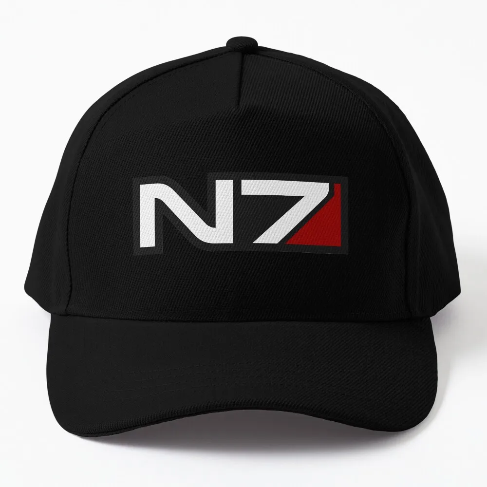 

N7 emblem, Mass Effect Baseball Cap Fashion Beach Luxury Man Hat boonie hats Women'S Hats For The Sun Men'S
