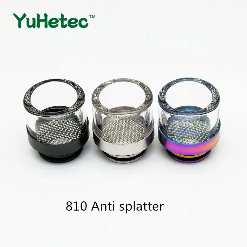 

1PCS 810 Drip Tip Anti Splatter Drip With Double O Ring for TFV8 BIG BABY/TFV12 Prince/Kennedy 24/Goon 528/Mad Dog/Kylin RTA