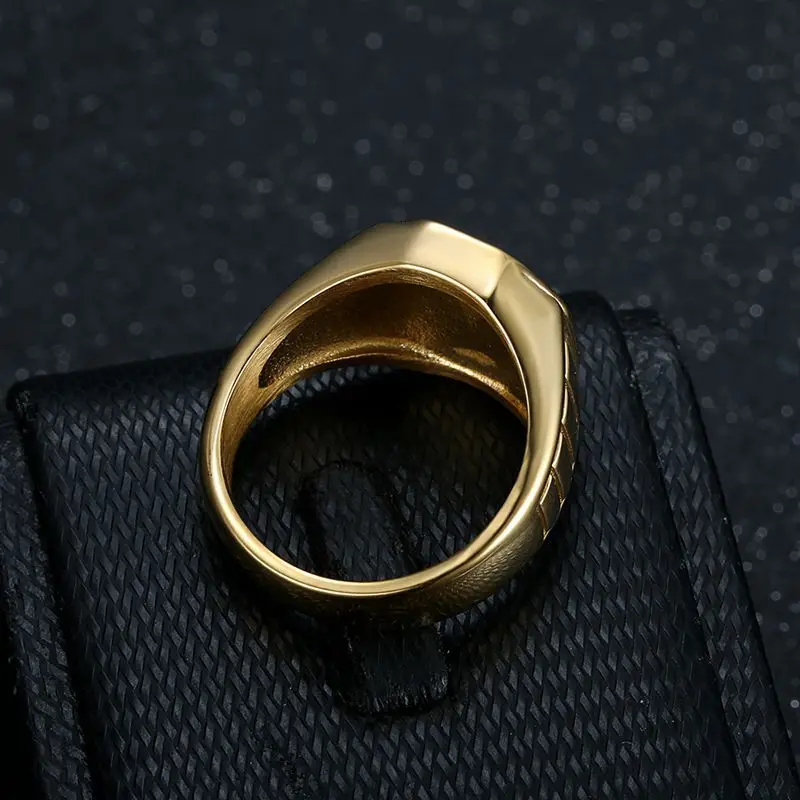 

Stainless Steel - Popular hip Hop style - Custom ring