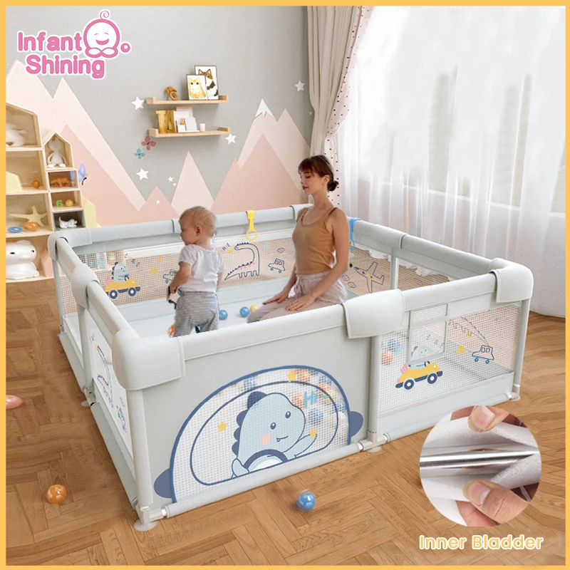 Baby Playpen Infant shining Baby Playpen for Children 0-6 Years Old Kids Indoor Safety Fence