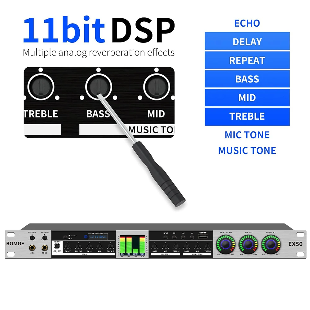 Audio Processor BOMGE digital pre-sound effect processor