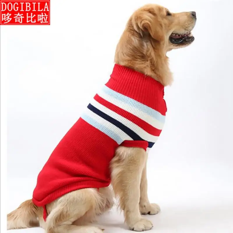 New the autumn winter thickening Sleeveless large dogs sweater The