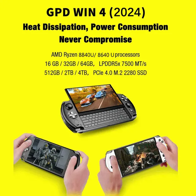 In Stock Gpd Win 4 Amd 8840u 7640u 6inch Handheld Gamepad Tablet 64gb Ram 4tb Rom.jpg