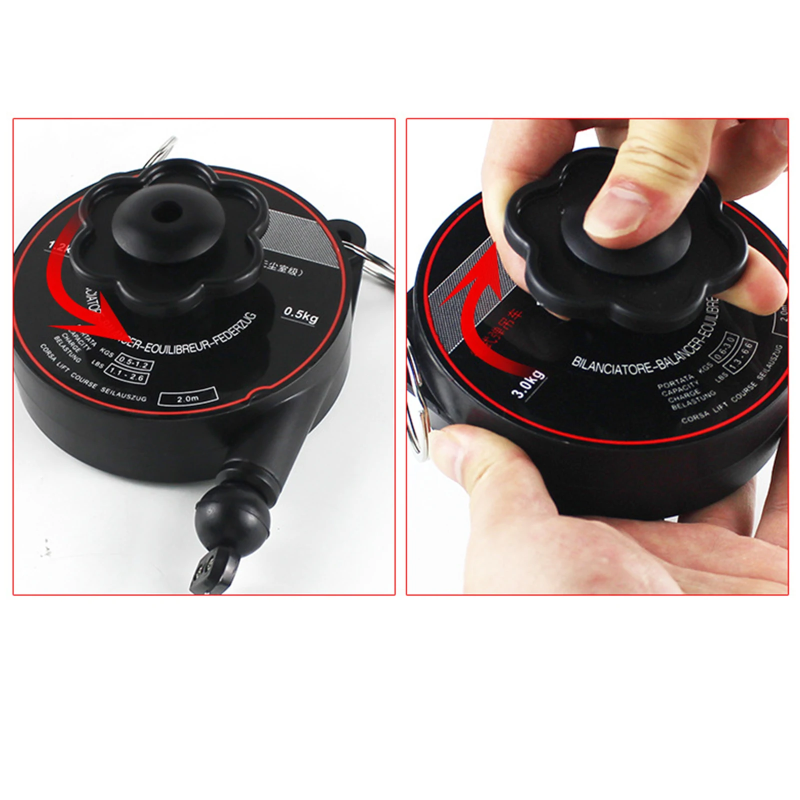 Telescopic Spring Balancer Tool with Adjustable Tension Perfectly Suited for Automotive Repairs and Maintenance Tasks