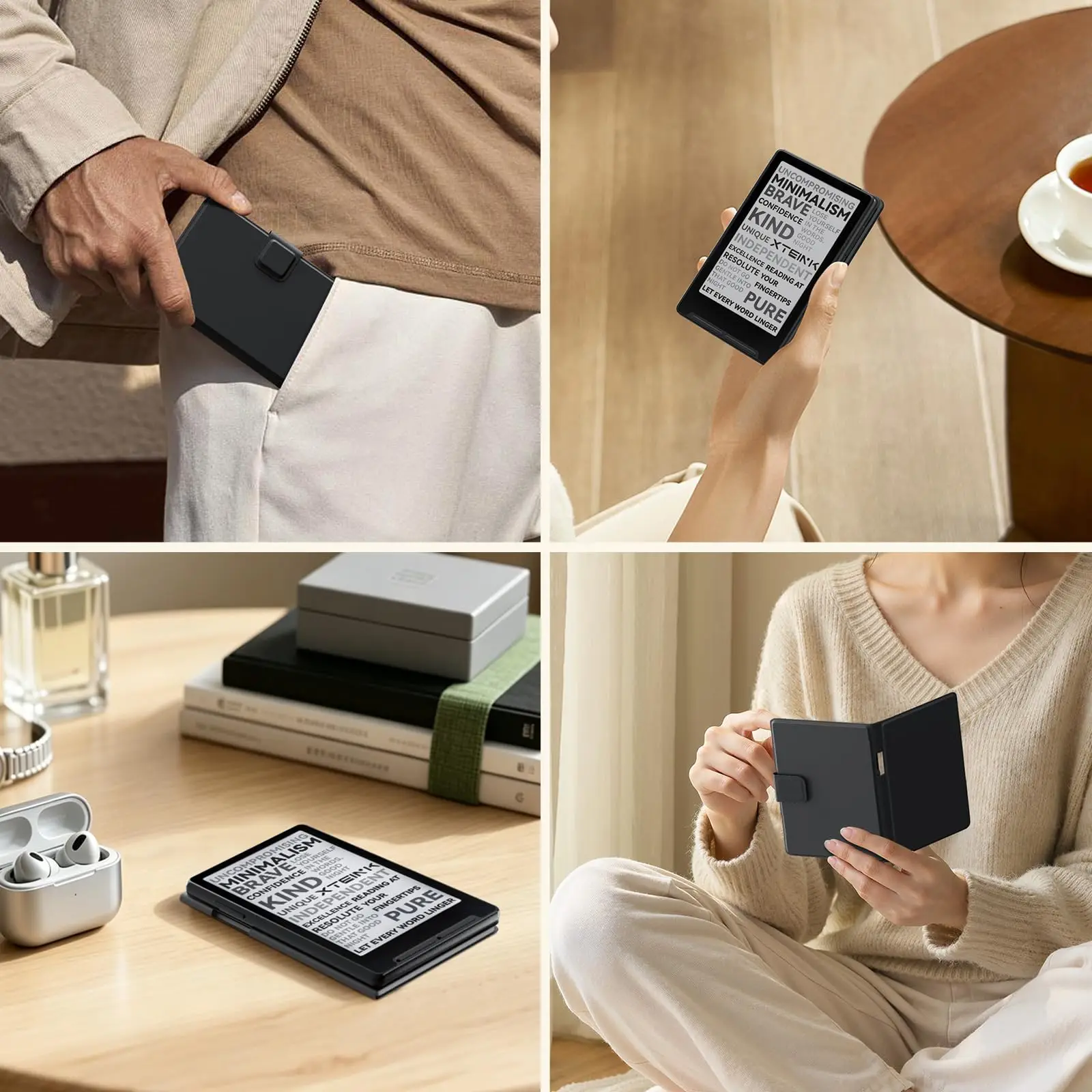 MoKo Magnetic Slim Folio Case - Ultra-Lightweight PU Leather Cover