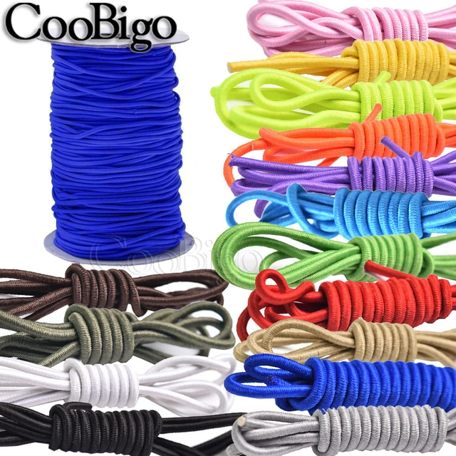 2mm Elastic Rope Shock Cord Bungee Rubber Band String Line for