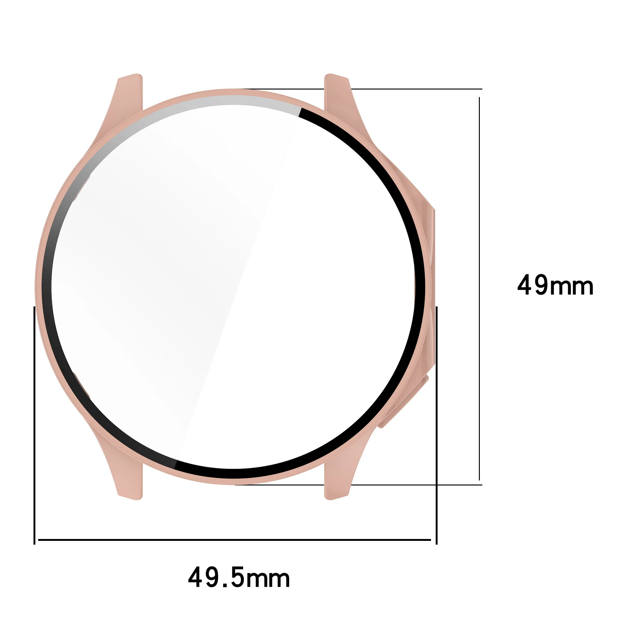 Фото Закаленное стекло + искусственное стекло для Oneplus Watch 2, защитная рамка для экрана, бампер для Oneplus Watch 2 №5