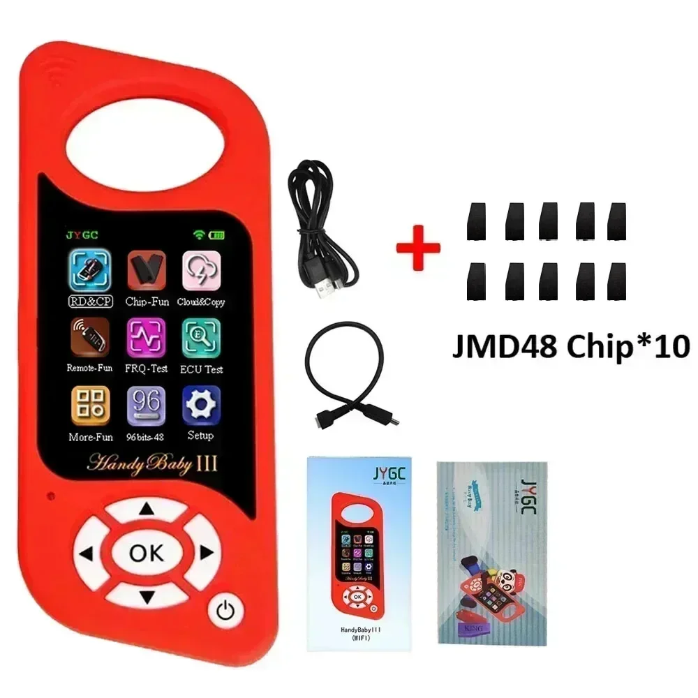 JYGC Handy Baby III Wifi Bluetooth Version Remote Generator Handy Baby 3 ID46/47/4D/48/70/83/T5 King Chip Copier