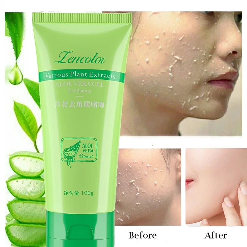 100g Exfoliating Face Scrub Peeling Gel Moisturizing Whitening Facial Cleanser Deep Exfoliator Smooth Skin Care Clean |