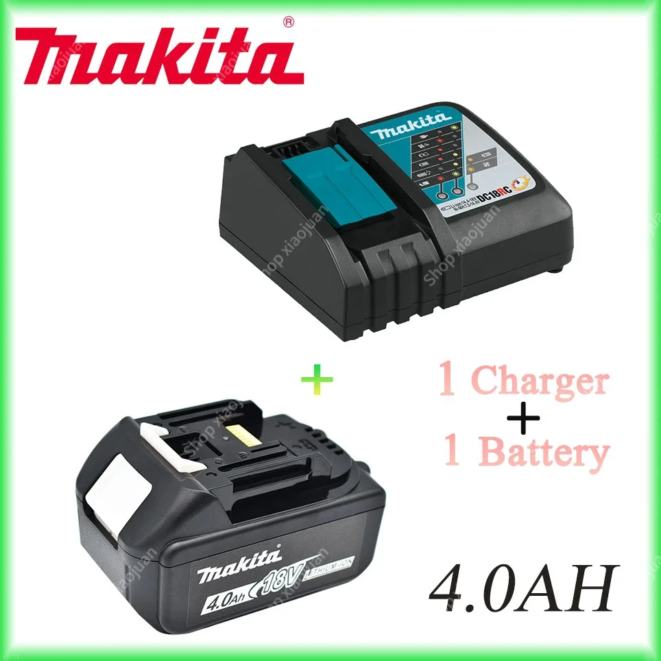 

Makita Original 14.4V/18V Li-ion Battery Charger 4.0Ah DC18RF BL1840 BL1830 BL1430BL1440 DC18RC Charging Tool With USB Port