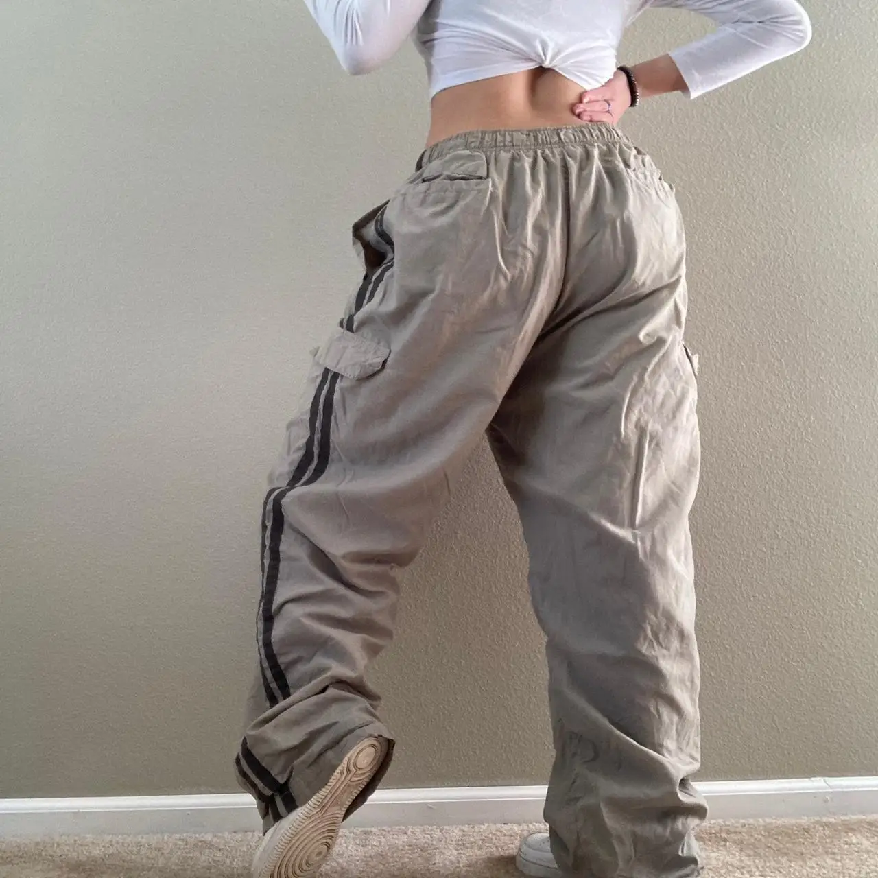 side stripe sweatpants