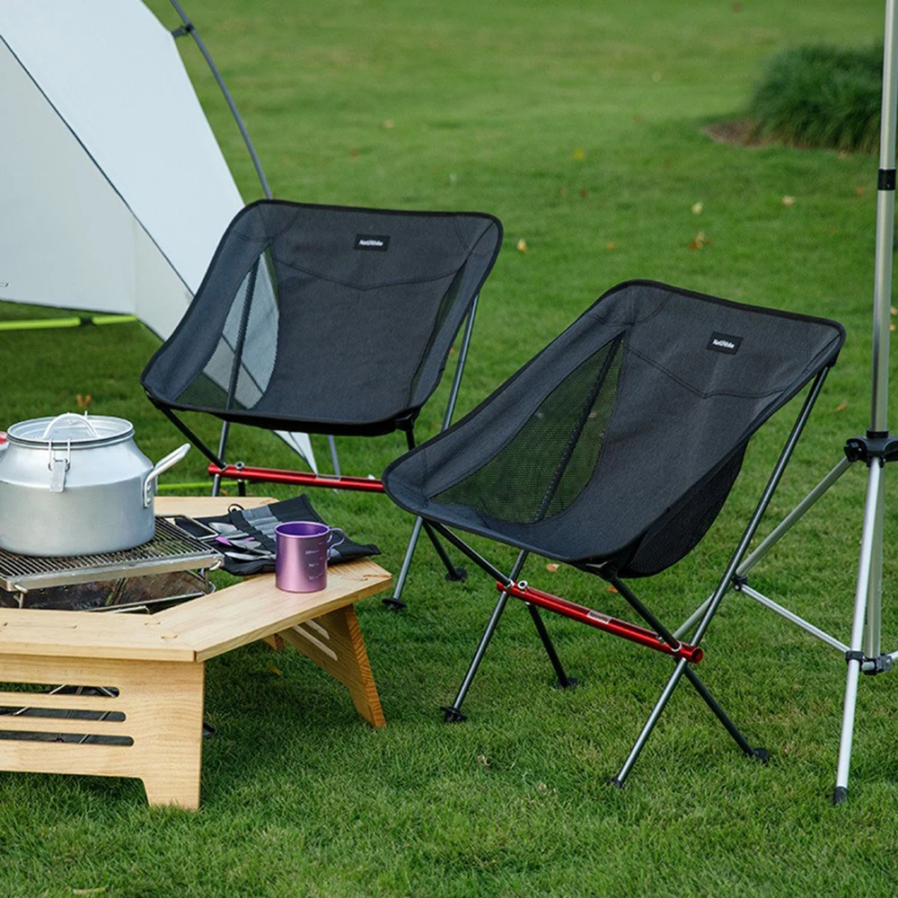 Chaise lune Naturehike pliable en alliage aluminium léger pour randonnée, pêche et plage