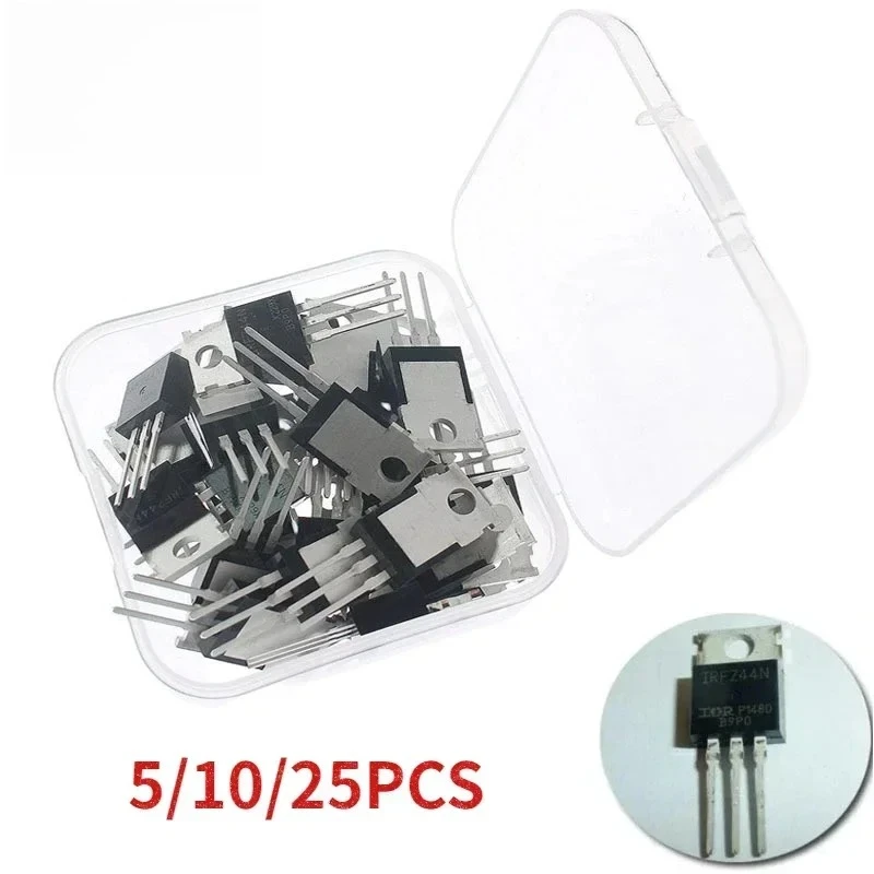 5/10/25PCS IRFZ44N TO-220 IRFZ44NPBF MOSFET Transistor Kit Field Effect Transistor for Electronics Projects